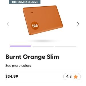 Tile Slim-burnt orange